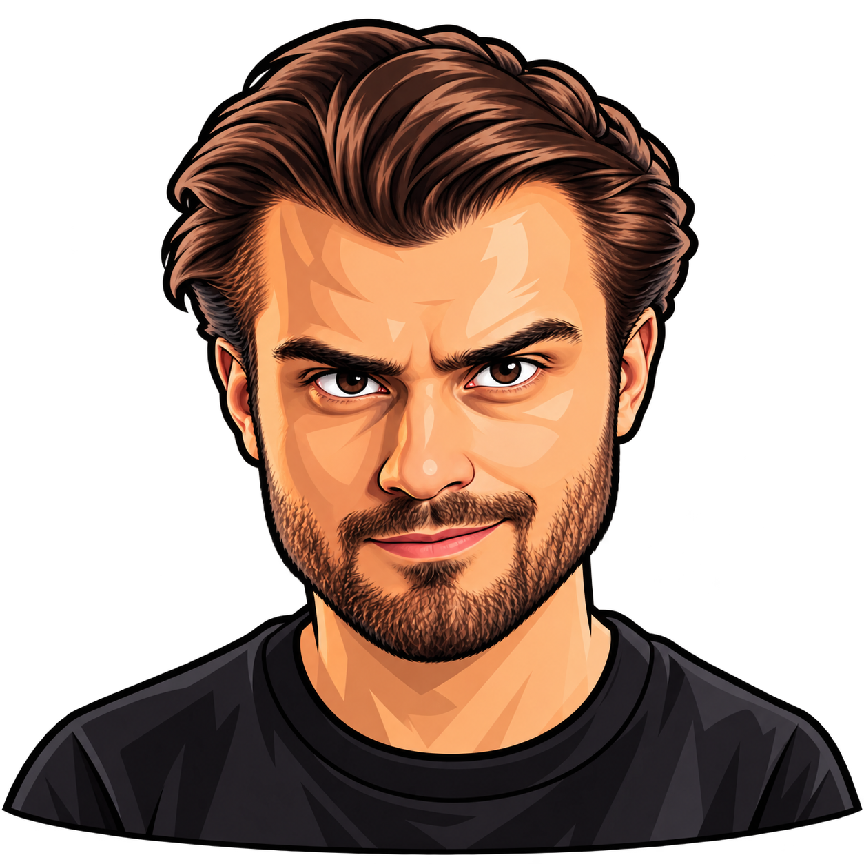 Murad comic portrait