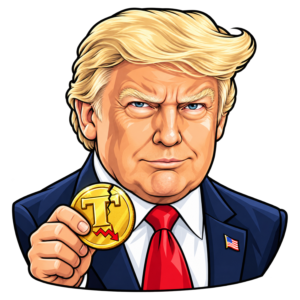 Donald Trump cartoon